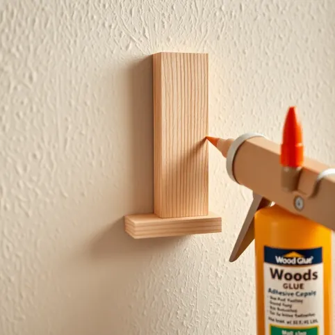 Czym przykleić drewno do ściany
