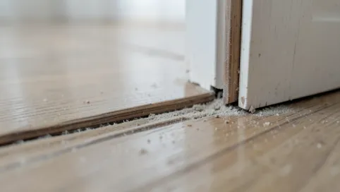 czym przykleić listwę progową do paneli