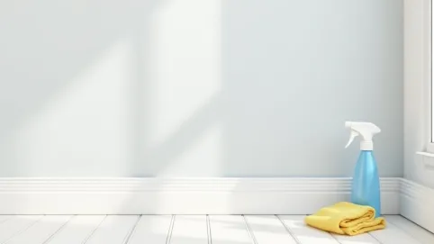 Czym wyczyścić białe listwy przypodłogowe