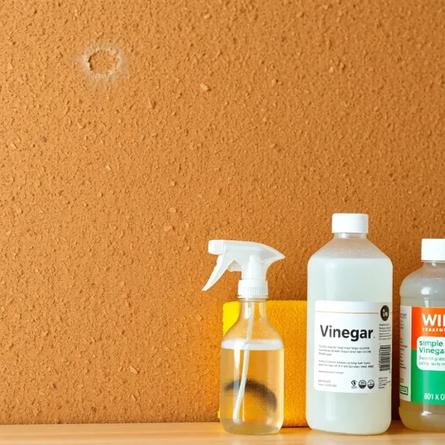 Czym wyczyścić korek na ścianie