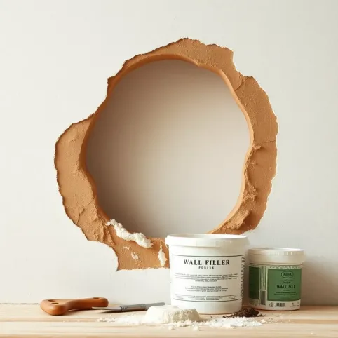 Czym wypełnić duże ubytki w ścianie wewnętrznej