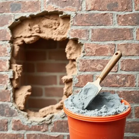 Czym wypełnić duże ubytki w ścianie zewnętrznej