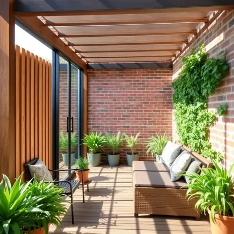 Czym zabudować ściany tarasu