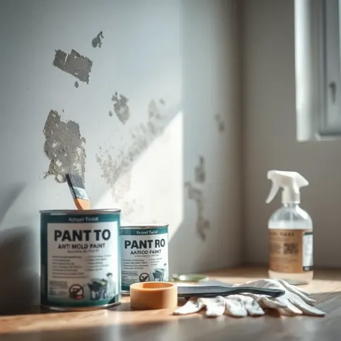 Czym zamalować pleśń na ścianie