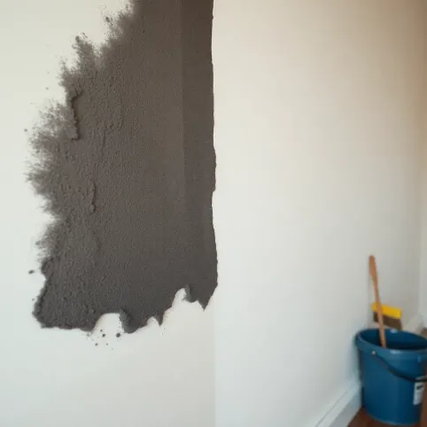 Czyszczenie ścian po pożarze