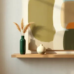 Dekorację ściany w salonie