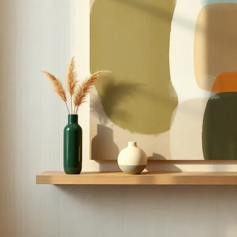 Dekorację ściany w salonie