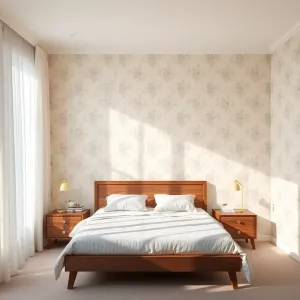 Delikatna Tapeta Do Sypialni