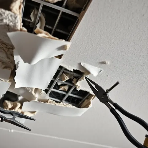 Demontaż sufitu podwieszanego cena