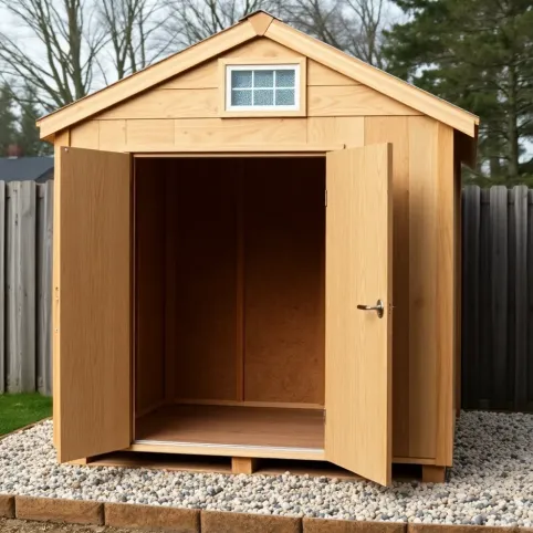 Domek narzędziowy z płyty OSB projekt