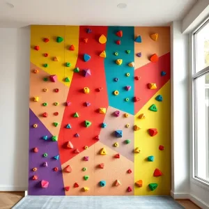 Domowa ścianka wspinaczkowa dla dzieci