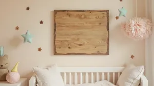 Drewniany napis na ścianę do pokoju dziecka