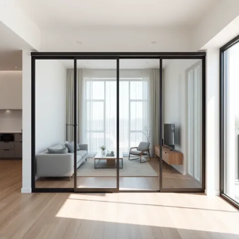 Drzwi przesuwne jako ścianka działowa