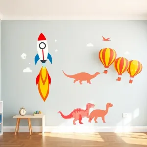 Duże naklejki na ścianę dla chłopca