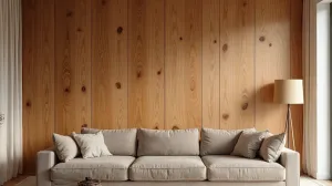 Duże płyty drewniane na ścianę