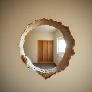 Dziura w ścianie na wylot jak naprawić