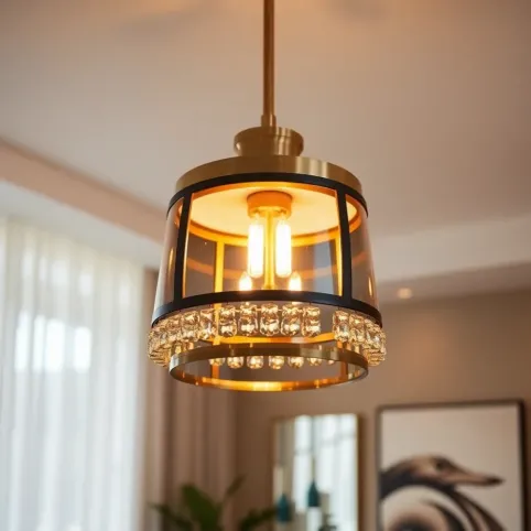 Eleganckie lampy sufitowe do salonu