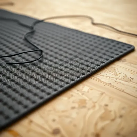 Elektryczna mata grzewcza na płycie OSB