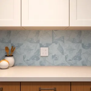 Fototapeta do kuchni między szafki