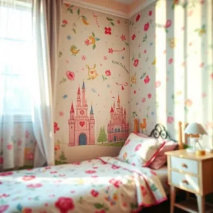 Fototapeta do pokoju dziewczynki