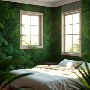 Fototapeta liście do sypialni