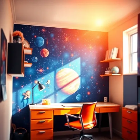 Fototapety do pokoju młodzieżowego dla chłopca