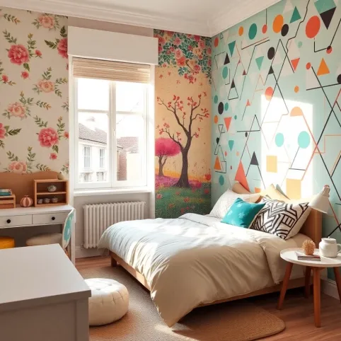 Fototapety do pokoju młodzieżowego dla dziewczyny