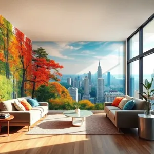 Fototapety do salonu 3D