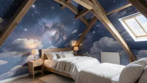 fototapety na skośne ściany