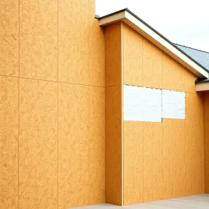 Garaż z płyty OSB i styropianu