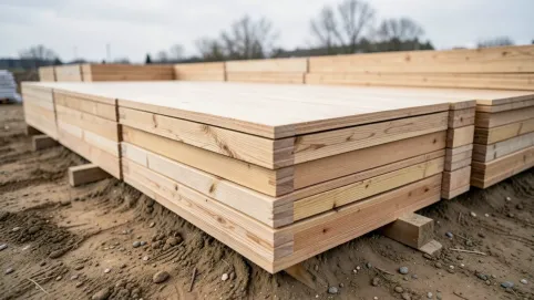 Gotowe ściany zewnętrzne drewniane