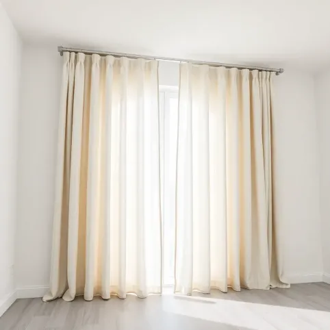 Gotowe zasłony do szyny sufitowej