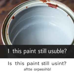 Ile może stać otwarta farba do ścian