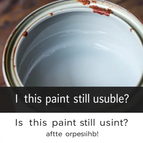 Ile może stać otwarta farba do ścian