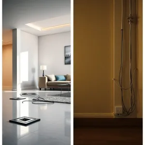 Instalacja elektryczna w podłodze czy na ścianie