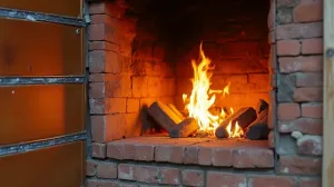 Izolacja kominka od ściany drewnianej