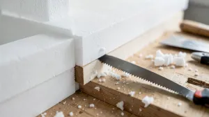 Jak docinać listwy styropianowe w rogach