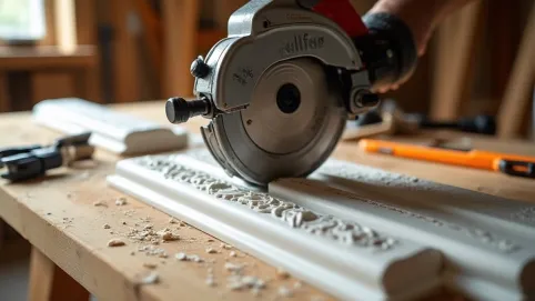 jak docinać listwy sufitowe