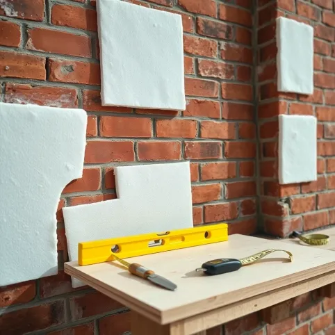 Jak kłaść styropian na krzywe ściany