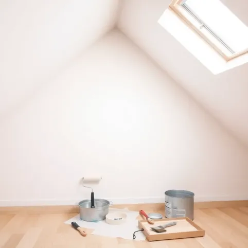 Jak malowac ściany na poddaszu