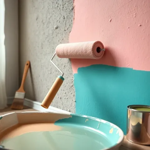 jak malować ściany wałkiem
