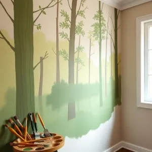 Jak namalować las na ścianie