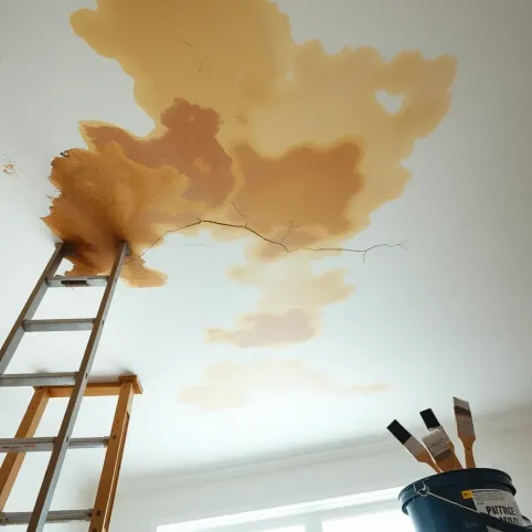 Jak naprawić sufit po zalaniu