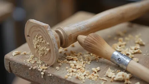 jak odnowić drewniany karnisz