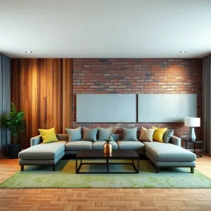 Jak ozdobić dużą ścianę w salonie