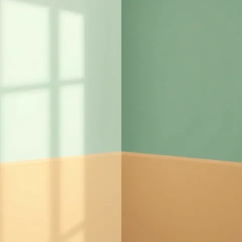 Jak połączyć dwa kolory ścian w pokoju