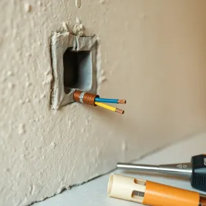 Jak połączyć przecięty kabel w ścianie