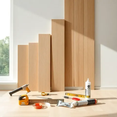 Jak położyć panele podłogowe na ścianie