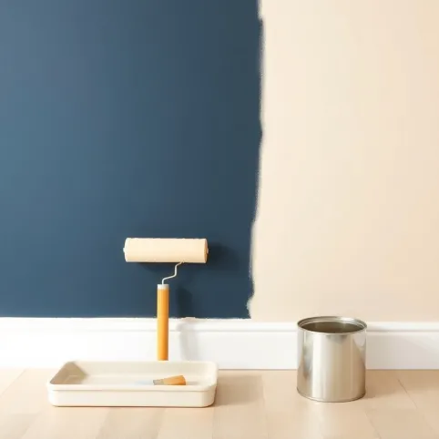 Jak pomalować ciemną ścianę na jasny kolor