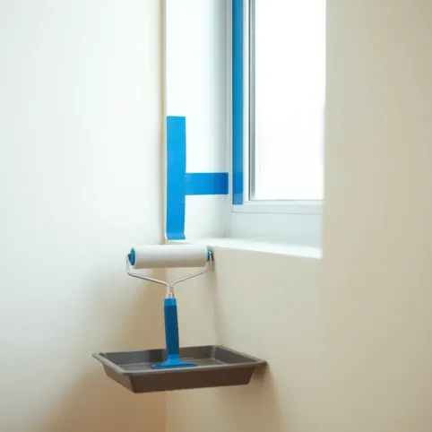 Jak pomalować ścianę przy oknie